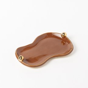 Bandeja Donna Com Ouro Marrom Marô Antunes