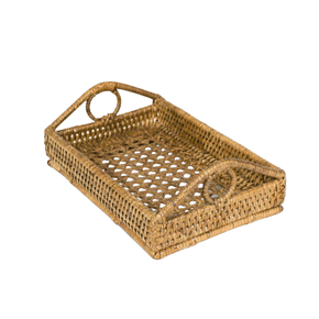 Bandeja em Rattan Ayala Natural Home 20 x 13 cm