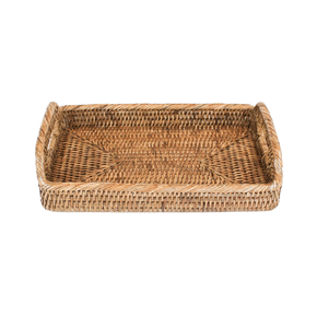 Bandeja em Rattan Sunrise Natural Home 30 x 20 cm Bandeja em Rattan Sunrise Natural Home 30 x 20 cm