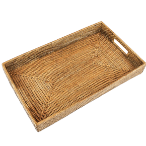 Bandeja em Rattan Sunset Natural Home 51 x 31 cm