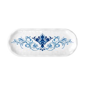 Bandeja Melamina Pequena Indigo Seas MIchel Design 40x15,9x2,5cm