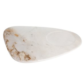Bandeja Orgânica G Mármore Branco Paraná
