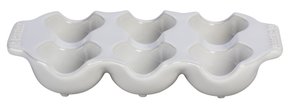 Bandeja Para 6 Ovos Le Creuset Branco