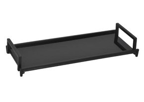 Bandeja Square V Black 40 x 27 cm 