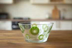 Bowl Acrílico 14 cm com Textura Verde