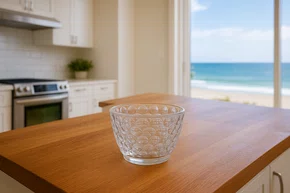 Bowl Acrílico 14 cm Lapidado Transparente