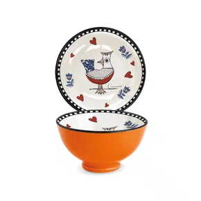 Bowl Cocoricò Egan Italy Laranja 11,5 cm
