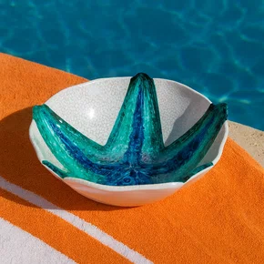 Bowl em Melamina Estrela do Mar Azul 19 cm