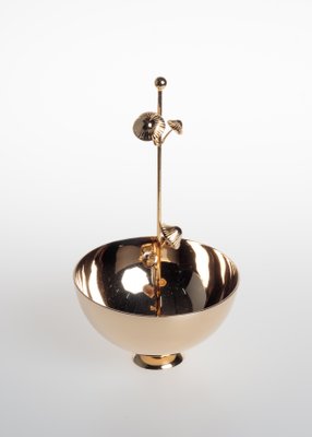 Bowl Haste Cogumelo Sui Objetos Dourado