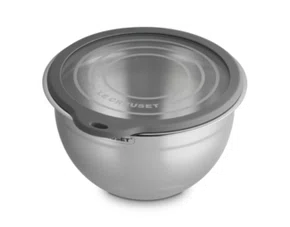 Bowl Para Mistura Com Tampa Vidro Le Creuset Inox 19 cm