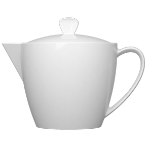 Bule Para Chá de Porcelana 1,1L Germer Branco 13,5cm
