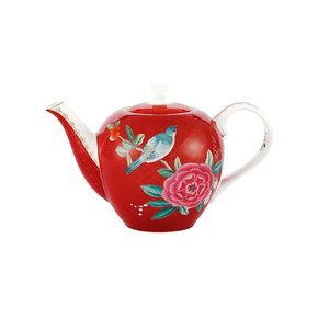 Bule Pequeno Blushing Birds Pip Studio Vermelho 750 ml