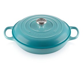 Caçarola Buffet Signature Le Creuset Azul Caribe 26 cm