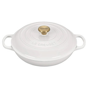 Caçarola Buffet Signature Le Creuset Branco 30 cm