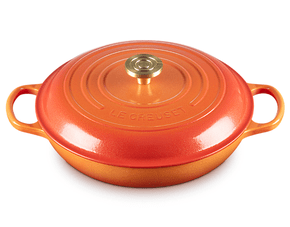 Caçarola Buffet Signature Le Creuset Flamme Dorée 30 cm