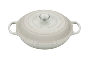 Caçarola Buffet Signature Le Creuset Meringue 30 cm