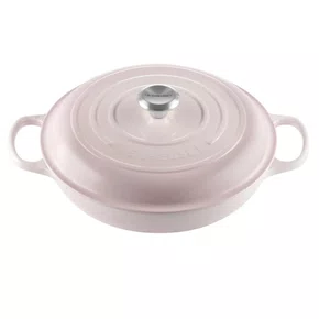Caçarola Buffet Signature Le Creuset Shell Pink 30 cm
