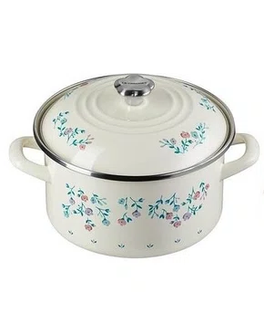 Caçarola Redonda EOS em Aço Inox Esmaltado Flow Le Creuset 20 cm