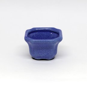 Cachepot Quadrado P Azul Taj Home 