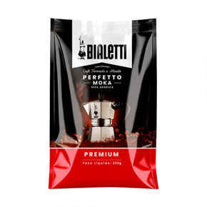 Cafe Torrado e Moído para Cafeteira Moka Premium 250g Bialetti