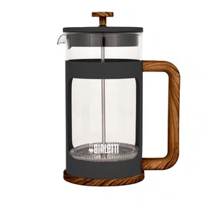 Cafeteira French Press Woody Bialetti Preto 1000 ml