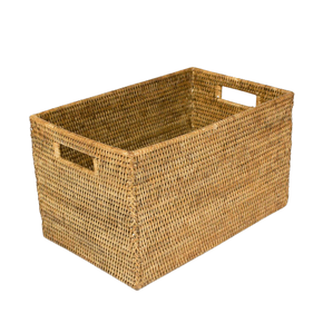 Caixa em Rattan Halong Natural Home 41 x 26 cm