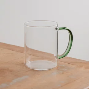 Caneca em Vidro Borossilicato Verde 420 ml