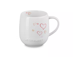 Caneca Mon Coeur Le Creuset Branco 380 ml