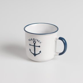 Caneca Ocean Âncora The Home Decorações Branca