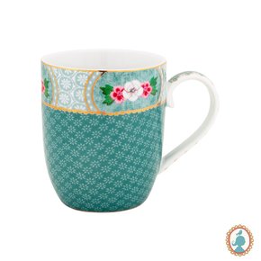 Caneca Pequena Blushing Birds Pip Studio Azul 145 ml