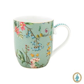 Caneca de Porcelana Pequena Flowers Jolie Pip Studio Azul