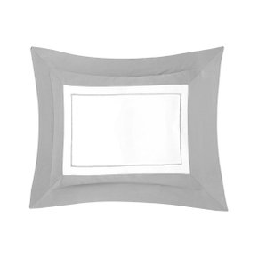 Almofada Lutece 300 Fios Yves Delorme Platino 31 x 42 cm