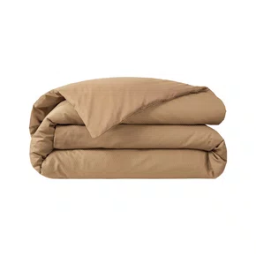Capa de Duvet Queen Loft 300 Fios 2,60 x 2,40 Boss Home Camel
