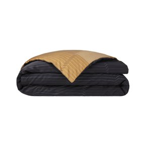 Capa Duvet Tennis Stripes Super King 300 Fios Preto Hugo Boss Home 2,82 x 2,34 cm