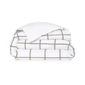 Capa para Duvet Casal Boss Check Boss Home Branco
