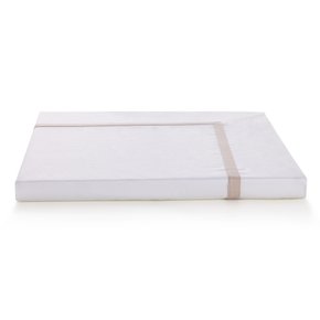 Capa Para Duvet Casal Vercelli 300 Fios Trussardi Branco/Rose