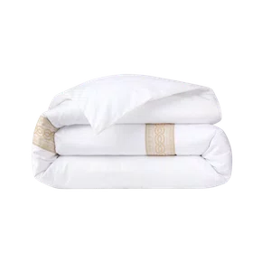 Capa para Duvet Queen Joyau 300 Fios Yves Delorme Branco 260cm x 240cm