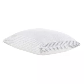 Capa Para Travesseiro Tricot Turim Buddemeyer Luxus Bege 50 x 70 cm