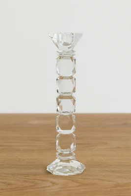 Castiçal em Cristal Ribeiro e Pavani