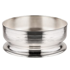 Centro de Mesa Pequeno Spin St James Prata 24 cm