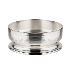 Centro de Mesa Redondo Spin Grande St James Prata 41 cm