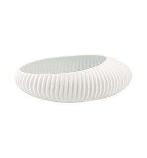 Centro de Mesa Shell White Vista Alegre Branco 43 cm