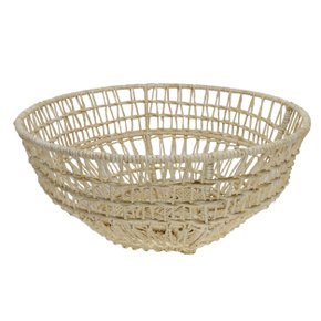 Cesto Trançado Casa Bonita Cru
