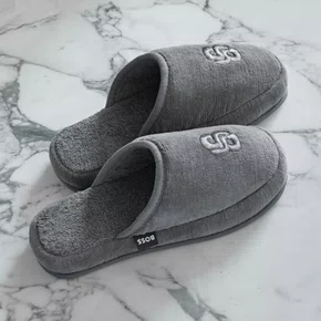 Chinelo de Quarto Double B Boss Home Carvão 40-44