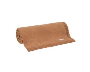 Colcha Queen Medalhão Com Franja Buddemeyer Marrom 2,35  x 2,50 m