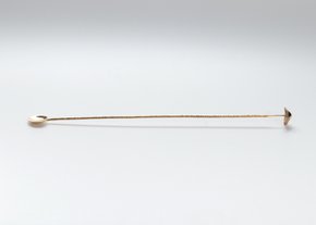 Colher Coquetel Cogumelo Sui Objetos Dourada