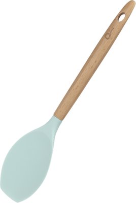 Colher Reta de Silicone Water Blue Oxford Azul 32,5cm
