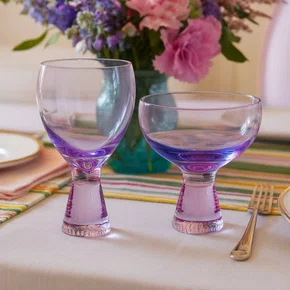 Conjunto 02 Taças Ribeiro Pavani Cobalt/Purple