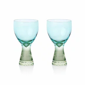 Conjunto 02 Taças Riberio Pavani Azul/Verde