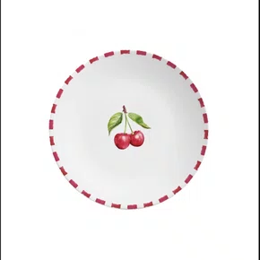 Conjunto 06 Pratos de Sobremesa Coup Amarena Alleanza Cerâmica